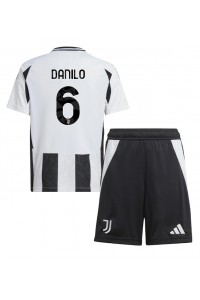 Juventus Danilo Luiz #6 Babytruitje Thuis tenue Kind 2024-25 Korte Mouw (+ Korte broeken)